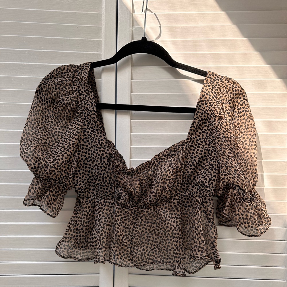 Stone Cold Fox Lulu Blouse Rare Print Size 1